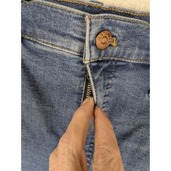 MADEWELL High Rise Denim Cut Off Jean Shorts 32 - Picture 2 of 10